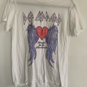 Def Leppard band t shirt sz M